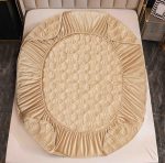 Husă Pat tip Topper cu elastic + 2 fețe de pernă 140x200 cm JOJTC14003 - imagine 3