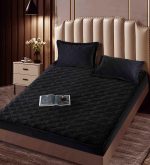 Husă Pat tip Topper cu elastic + 2 fețe de pernă 140x200 cm JOJTC14008 - imagine 2