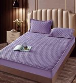 Husă Pat tip Topper cu elastic + 2 fețe de pernă 160x200 cm JOJTC16006 - imagine 2