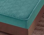 Husă Pat tip Topper cu elastic + 2 fețe de pernă 160x200 cm JOJTC16010 - imagine 4