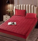 Husă Pat tip Topper cu elastic + 2 fețe de pernă 180x200 cm JOJTC18009 - imagine 2