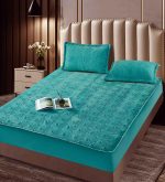 Husă Pat tip Topper cu elastic + 2 fețe de pernă 180x200 cm JOJTC18010 - imagine 2