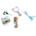 Tavita mot cu 6 piese si fundite bleu - Mickey Mouse -35x20 cm TMB22 - imagine 2
