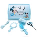 Tavita mot cu 6 piese si fundite cu buline, Bleu - Mickey Mouse 35x20 cm TMB25