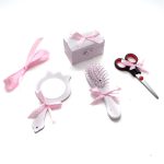 Tavita turta cu 6 piese si fundite cu buline, Roz- Minnie Mouse 35x20 cm  TTF22 - imagine 2