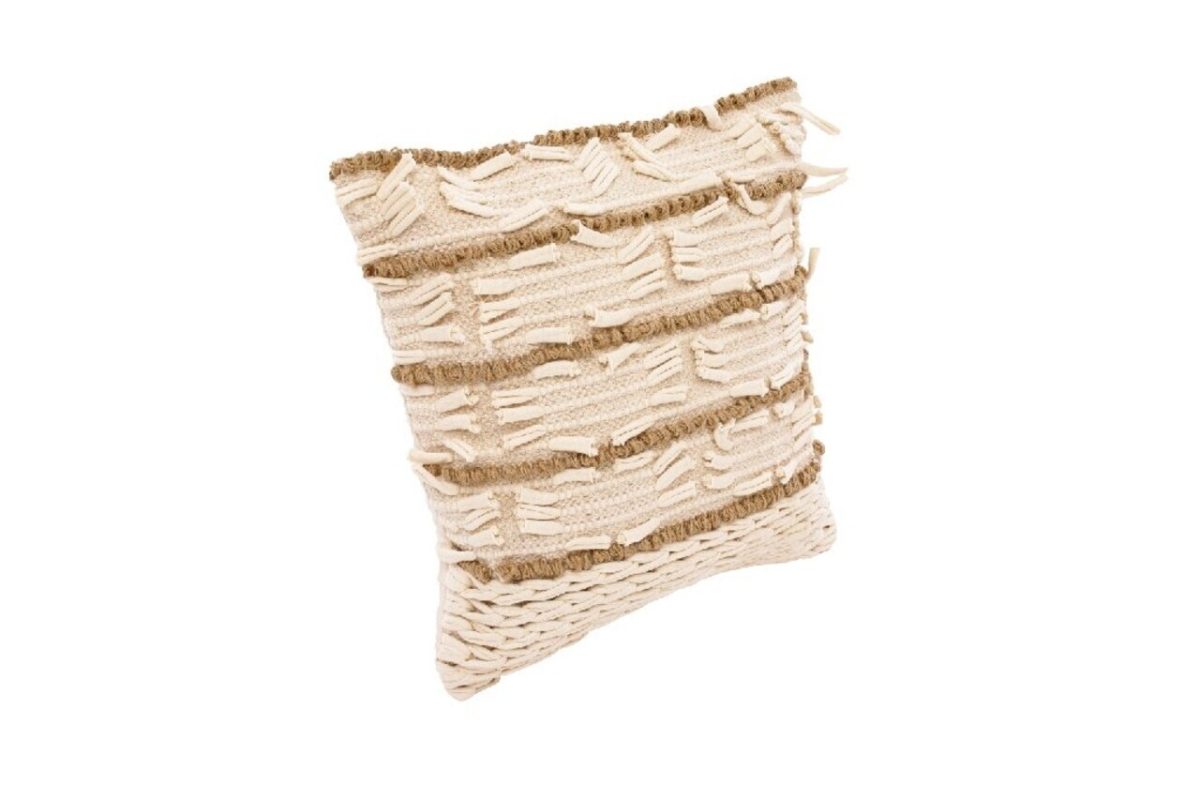 Perna decorativa Sand Bedora, 45x45 cm, cusatura manuala, bumbac si alte fibre - imagine 3