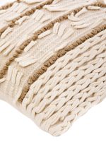Perna decorativa Sand Bedora, 45x45 cm, cusatura manuala, bumbac si alte fibre - imagine 6