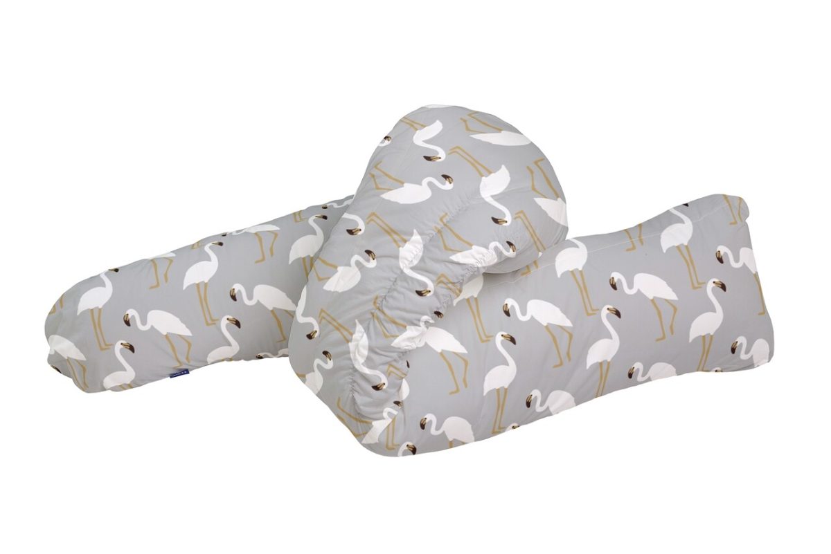 Perna pentru gravide si alaptat, Flamingo Grey - imagine 3