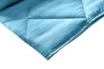 Pilota Alcam Damasc Bleu Ciel 140x200 cm, umplutura cu lana, 300 g/mp - imagine 3
