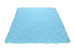 Pilota Alcam Damasc Bleu Ciel 140x200 cm, umplutura cu lana, 300 g/mp - imagine 4