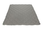 Pilota Alcam Damasc Grey 140x200 cm, umplutura cu lana, 300 g/mp - imagine 4