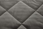 Pilota Alcam Damasc Grey 140x200 cm, umplutura cu lana, 300 g/mp - imagine 5