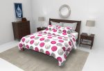 Pilota Alcam Sweet Dots microfibra matlasata, 180x200 cm, 250g/mp - imagine 5