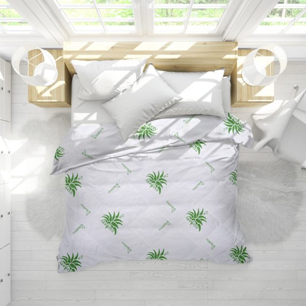 Pilota Aloe Vera Essence microfibra matlasata, 140x200 cm, 250g/mp