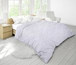 Pilota de iarna, Blanche, microfibra matlasata, 200x220 cm, 350g/mp, calduroasa - imagine 2