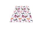 Pilota Papillons Kids, microfibra matlasata, 80x120 cm, 200g/mp - imagine 2