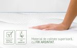 Saltea Argentum Therapy PLUS 180x200 cm, H 23 cm, 14+6 Memory Arctic Gel, Husa cu ioni de argint, 7 zone de confort, Super Ortopedica, Anatomica - imagine 12