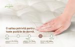 Saltea Feeling Luxury Brown 160x200 cm, H 30 cm, Multipocket, Latex - imagine 7
