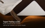 Saltea Feeling Luxury Brown 200x200 cm, H 30 cm, Multipocket, Latex - imagine 11