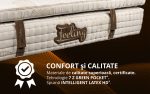 Saltea Feeling Luxury Brown 200x200 cm, H 30 cm, Multipocket, Latex - imagine 8