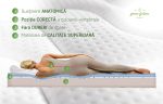 Saltea Green Future Arctic Gel Memory 14 + 5, 180x200 cm, H 21 cm, 7 zone de confort, Anatomica, Ortopedica - imagine 4
