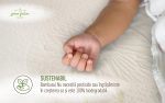 Saltea Green Future NATURE KIDS, 60x120 cm, H 10 cm, husa cu fibre de bambus si structura cu spuma latex - imagine 8