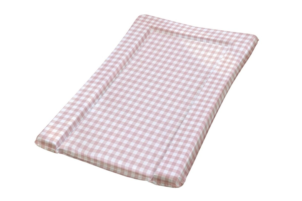 Saltea infasat M, 38x70 cm, Pink Gingham - imagine 2