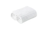 Set 2 prosoape pentru fata Hotel Line, Bedora, 50 x 90 cm, 100% bumbac cardat, 500 gr/mp, alb - imagine 2