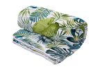 Set Alcam 2 perne microfibra 50x70 cm si pilota matlasata 180x200 cm, Jungle - imagine 4