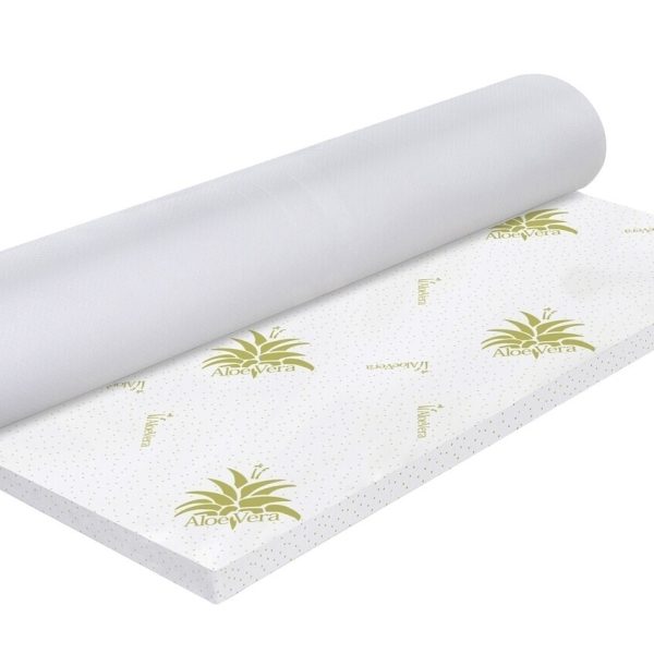 Topper saltea Green Future Aloe Vera Free Air Memory 80x200 cm, H 3 cm