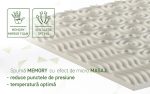 Topper saltea Viva Memory Dual Confort 90x200 cm, H 6 cm - imagine 5