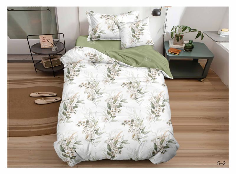 product_3990 Lenjerie de pat 1 persoana , Material Textil tip Finet, 4 piese, LF-S2 - imagine 1