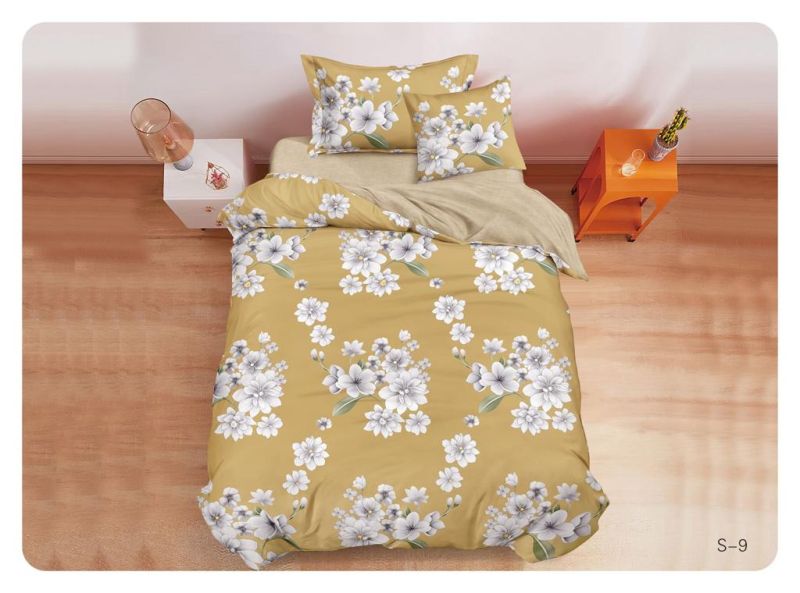product_3996 Lenjerie de pat 1 persoana , Material Textil tip Finet, 4 piese, LF-S9 - imagine 1