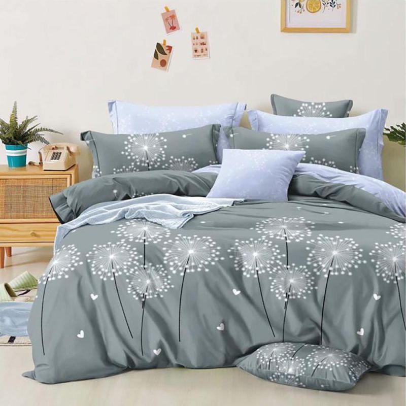 product_7049 Lenjerie de pat pentru pat dublu - material textil tip finet , 6 piese LF7-20194 - imagine 1