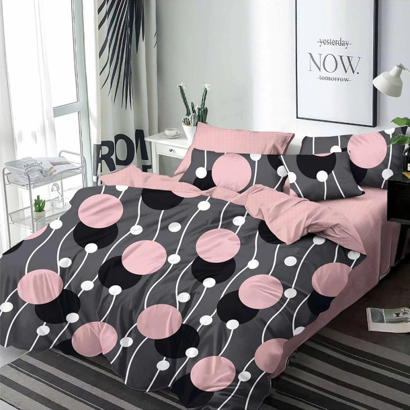product_7061 Lenjerie de pat pentru pat dublu - material textil tip finet , 6 piese LF7-20206 - imagine 1