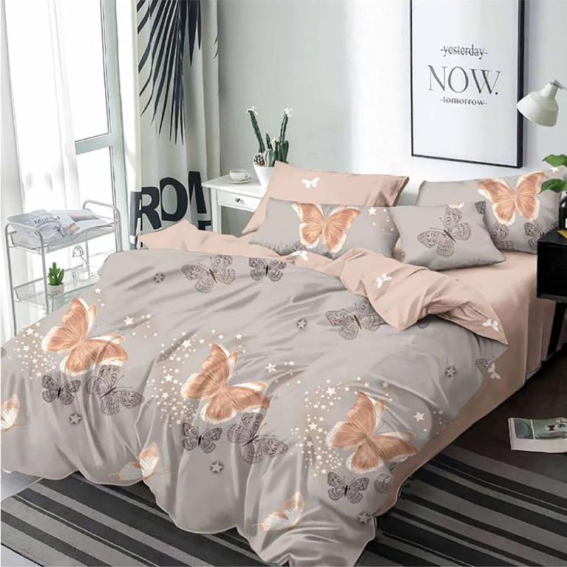 product_7082 Lenjerie de pat pentru pat dublu - material textil tip finet , 6 piese LF7-20227 - imagine 1