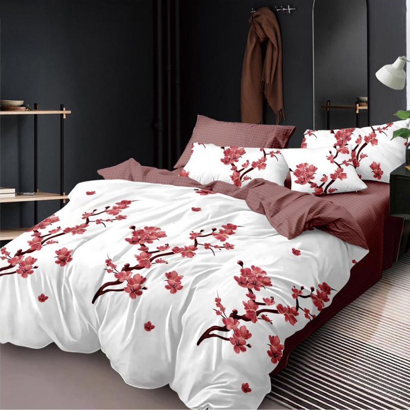 product_7086 Lenjerie de pat pentru pat dublu - material textil tip finet , 6 piese LF7-20231 - imagine 1
