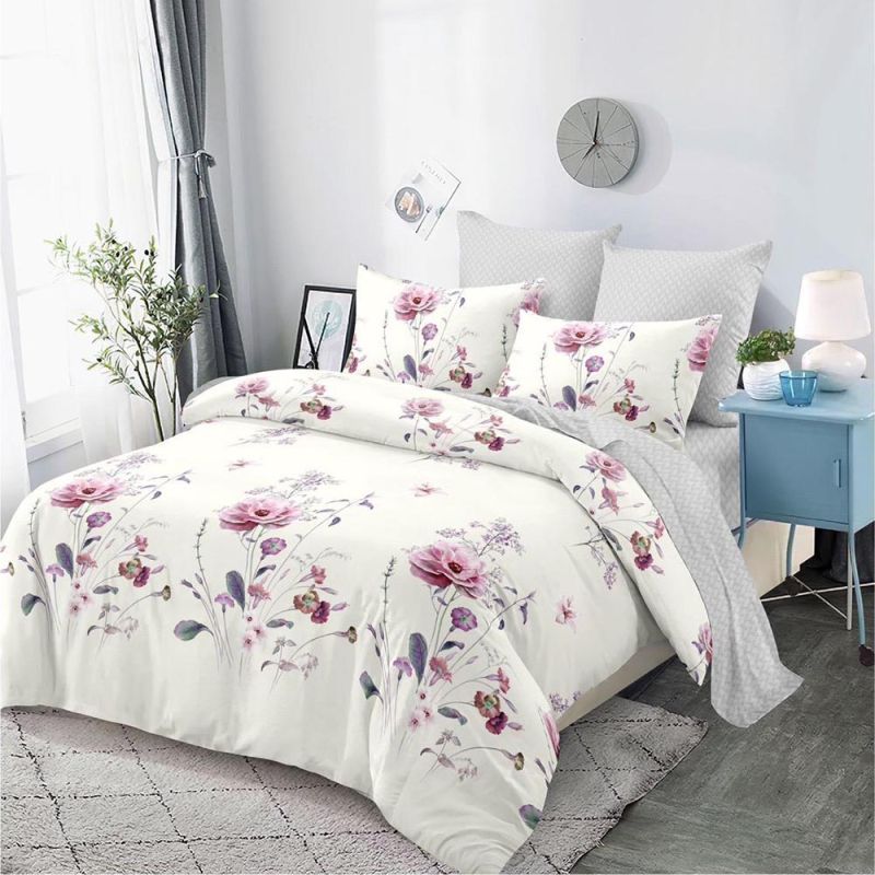 product_7237 Lenjerie de pat pentru pat dublu , cearceaf cu elastic- finet , 6 piese LFE-620 - imagine 1