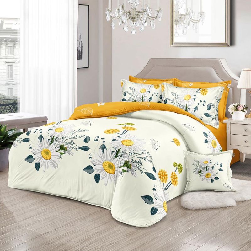 product_7265 Lenjerie de pat pentru pat dublu - material textil tip finet , 6 piese LF7-20536 - imagine 1