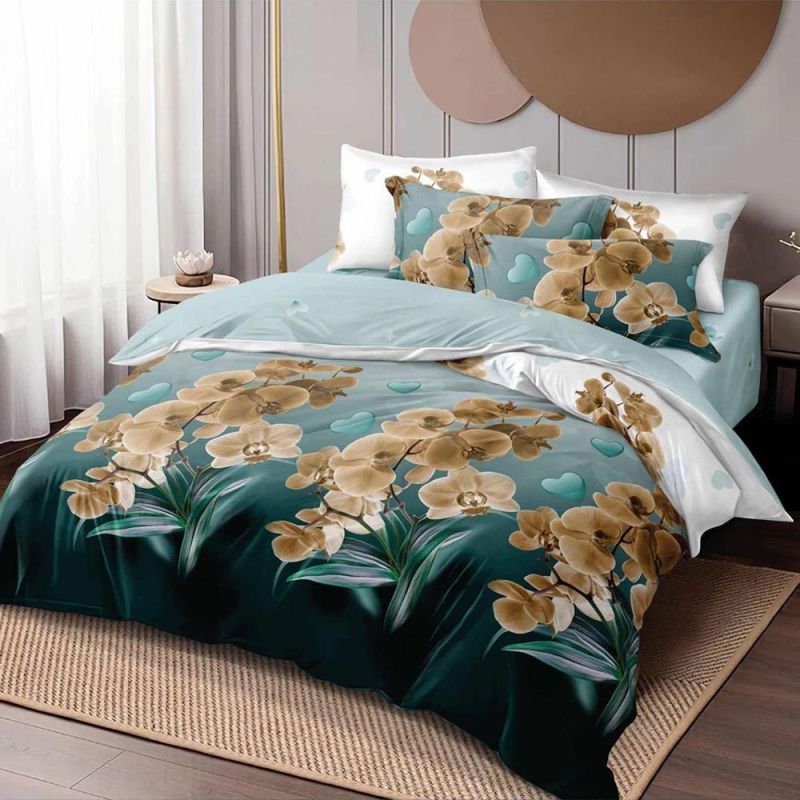 product_7271 Lenjerie de pat pentru pat dublu - material textil tip finet , 6 piese LF7-20757 - imagine 1
